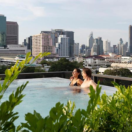 Ascott Embassy Sathorn Bangkok Hotel Ngoại thất bức ảnh View from the rooftop pool